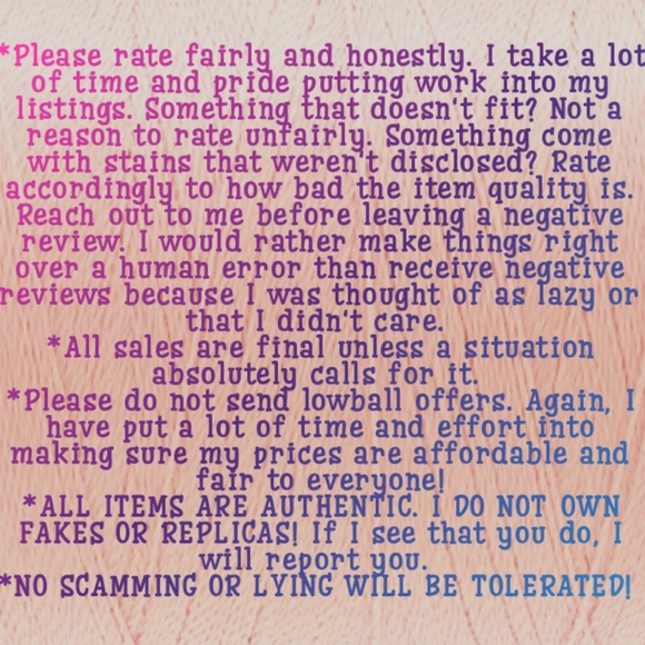 Please Read Before Shopping My Closet - Picture 4 of 16